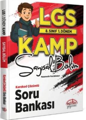 8. Sınıf 1. Dönem LGS Kamp Sayısal Bölüm Karekod Çözümlü Soru Bankası - 1