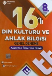 8. Sınıf 16`lı Din Kültürü ve Ahlak Bilgisi Genel Deneme - Talentteam Yayıncılık