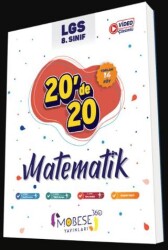 8. Sınıf 20` de 20 Matematik Kitabı - Mobese 360 Yayınları