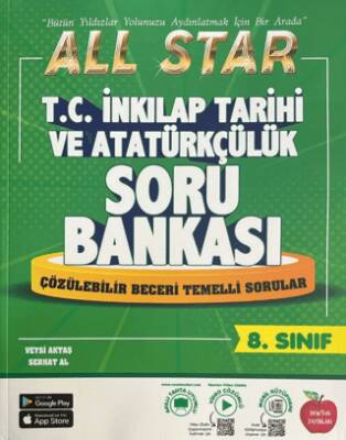 8. Sınıf All Star T.C. İnkılap Tarihi ve Atatürkçülük Soru Bankası - 1