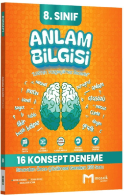 8. Sınıf Anlam Bilgisi 16 lı Konsept Deneme - 1
