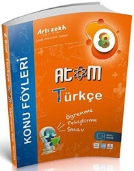 Artı Zeka Yayınları 8. Sınıf Atom Türkçe Konu Föyleri - Artı Zeka Yayınları