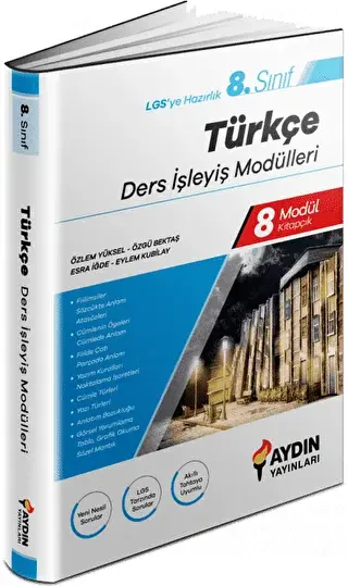 Aydın Yayınları 8. Sınıf Aydın Türkçe Ders İşleyiş Modülleri - Aydın Yayınları