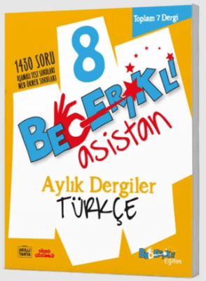 8. Sınıf Becerikli Asistan Türkçe Aylık Dergiler Seti - 1