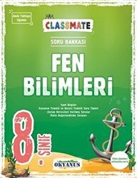 Okyanus Yayınları 8. Sınıf Classmate Fen Bilimleri Soru Bankası - Okyanus Yayınları