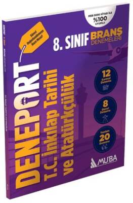 8. Sınıf Deneport T.C. İnkılap Tarihi ve Atatürkçülük Branş Denemesi - 1