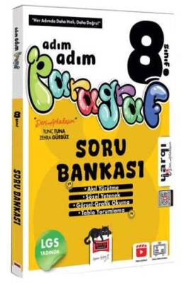 8. Sınıf Ders Arkadaşım Adım Adım Paragraf Soru Bankası - 1