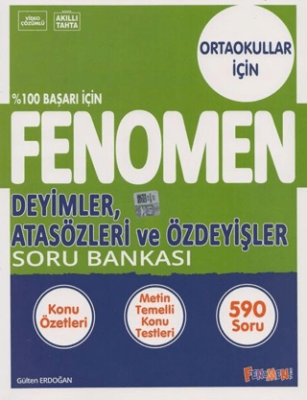 Fenomen Yayınları 8. Sınıf Deyimler Atasözleri ve Özdeyişler Fenomen Soru Bankası - 1