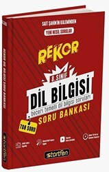 Startfen Yayınları 8. Sınıf Dil Bilgisi Rekor Soru Bankası - Startfen Yayınları