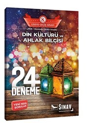 8. Sınıf Din Kültürü ve Ahlak Bilgisi 24 Deneme - Sınav Yayınları