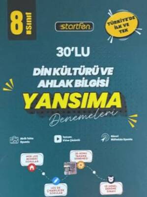 8. Sınıf Din Kültürü ve Ahlak Bilgisi 30`lu Yansıma Denemeleri - 1