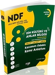 8. Sınıf Din Kültürü ve Ahlak Bilgisi Nige Ders Anlatım Föyleri - Startfen Yayınları