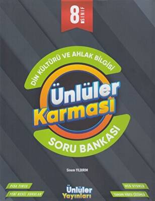 Ünlüler Yayınları 8. Sınıf Din Kültürü ve Ahlak Bilgisi Soru Bankası - 1