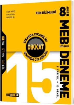 8. Sınıf Fen Bilimleri 15 Deneme - 1