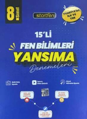 8. Sınıf Fen Bilimleri 15`li Yansıma Denemeleri - 1