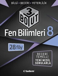 Tudem Yayınları - Bayilik 8. Sınıf Fen Bilimleri 3 Boyut - Tudem Yayınları - Bayilik