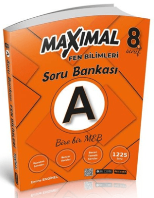 8. Sınıf Fen Bilimleri A Maximal Bire Bir MEB Soru Bankası - 1