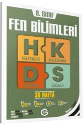 8. Sınıf Fen Bilimleri Arı Haftalık Kazanım Deneme - Arı Yayıncılık