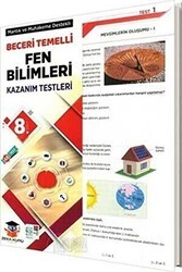 Zeka Küpü Yayınları 8. Sınıf Fen Bilimleri Beceri Temelli Kazanım Testleri - Zeka Küpü Yayınları