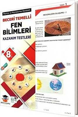 Zeka Küpü Yayınları 8. Sınıf Fen Bilimleri Beceri Temelli Kazanım Testleri - 1