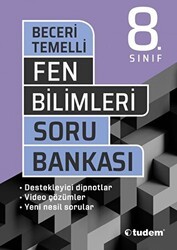 Tudem Yayınları - Bayilik 8. Sınıf Fen Bilimleri Beceri Temelli Soru Bankası - Tudem Yayınları - Bayilik