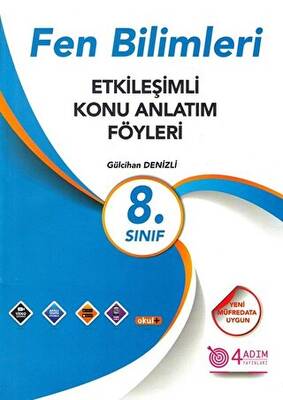 4 Adım Yayınları 8. Sınıf Fen Bilimleri Etkileşimli Konu Anlatım Föyleri - 1