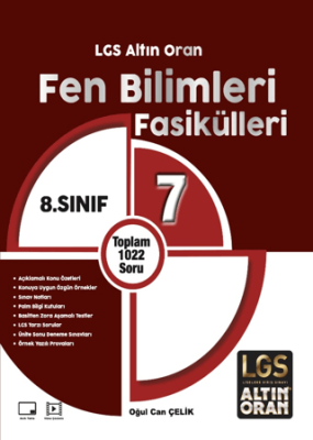 8. Sınıf Fen Bilimleri Fasikülleri 7 Fasikül - 1