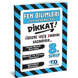 Tandem Yayınları 8. Sınıf Fen Bilimleri LGS Denemeleri - Tandem Yayınları