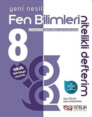 Nitelik Yayınları - Bayilik 8. Sınıf Fen Bilimleri Nitelikli Defterim - 1
