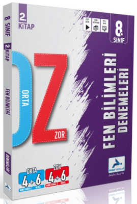 8. Sınıf Fen Bilimleri Orta Zor Branş Deneme - 2. Kitap - 1