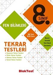 Tudem Yayınları - Bayilik 8. Sınıf Fen Bilimleri Tekrar Testleri - Tudem Yayınları - Bayilik