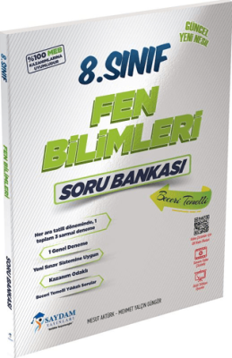 Saydam Yayınları 8. Sınıf Fen Bilimleri Soru Bankası - 1
