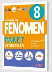 Fenomen Yayınları 8. Sınıf Fenomen 8 Paket Deneme - 1