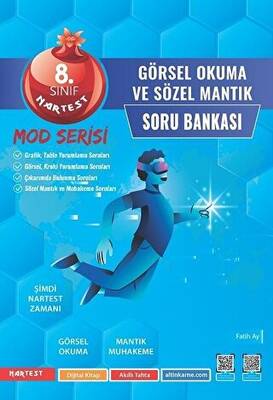 Nartest Yayınevi 8. Sınıf Görsel Okuma ve Sözel Mantık Mod Serisi Soru Bankası - 1
