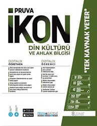8. Sınıf İkon Din Kültürü ve Ahlak Bilgisi Konu Anlatım Kitabı - Pruva Akademi