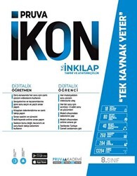 8. Sınıf İkon T.C. İnkılap Tarihi ve Atatürkçülük Konu Anlatım Kitabı - Pruva Akademi