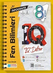 Evrensel İletişim Yayınları 8. Sınıf İnfografik Serisi Fen Bilimleri IQ Defter - Evrensel İletişim Yayınları