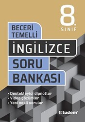 Tudem Yayınları - Bayilik 8. Sınıf İngilizce Beceri Temelli Soru Bankası - Tudem Yayınları - Bayilik