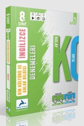 8. Sınıf İngilizce ve Din Kültürü ve Ahlak Bilgisi Kolay Orta Branş Deneme - Paraf Yayınları