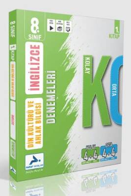 8. Sınıf İngilizce ve Din Kültürü ve Ahlak Bilgisi Kolay Orta Branş Deneme - 1