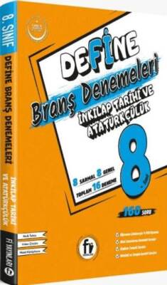 8. Sınıf İnkılap Tarihi ve Atatürkçülük Define Branş Denemeleri - 1