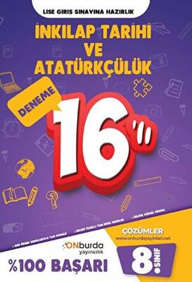 ONburda Yayınları 8. Sınıf İnkılap Yeni Nesil Branş Denemeleri - 1