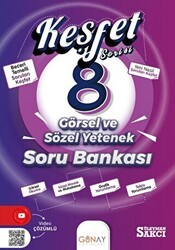 Günay Yayınları 8. Sınıf Keşfet Serisi Görsel ve Sözel Yetenek Soru Bankası - Günay Yayınları