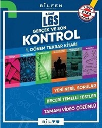 8. Sınıf LGS 1. Dönem Gerçek ve Son Kontrol Tekrar Kitabı - Bilfen Yayıncılık
