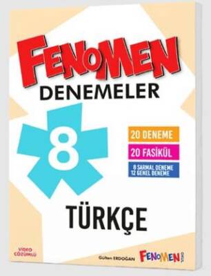 Fenomen Yayınları 8. Sınıf Türkçe Fenomen 20`li Deneme - 1
