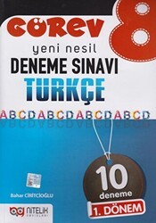 Nitelik Yayınları - Bayilik 8. Sınıf LGS 1. Dönem Türkçe Görev 10 Deneme - Nitelik Yayınları - Bayilik