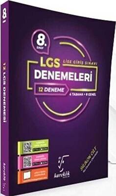 Karekök Yayıncılık 8. Sınıf LGS 12`li Deneme Seti - 1