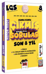 8. Sınıf LGS 2018-2025 Konu Konu Son 8 Yıl Çıkmış Sorular Sözel Bölüm - Yargı Yayınevi