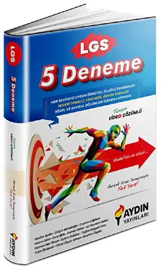 Aydın Yayınları 8. Sınıf LGS 5 Deneme Seti - 1