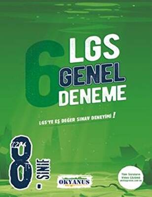 Okyanus Yayınları 8. Sınıf LGS 6 Genel Deneme - 1